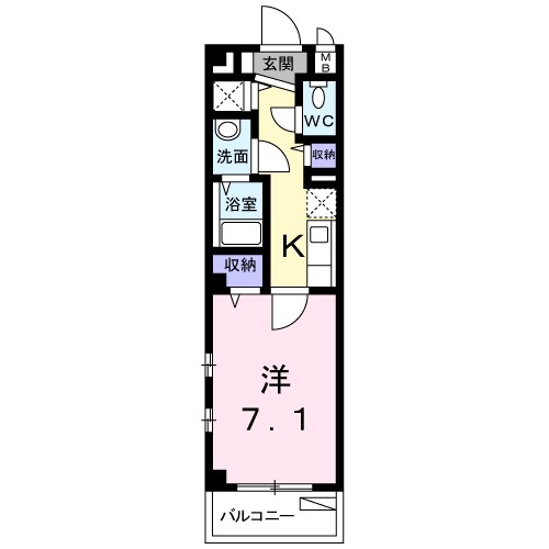 カーサ内山 間取り