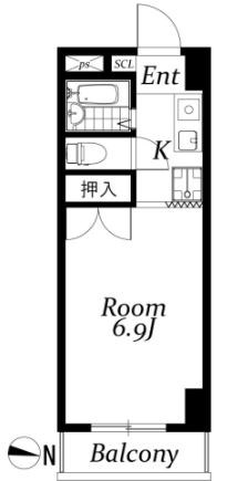 ハイコーポ小泉   403号室 間取り
