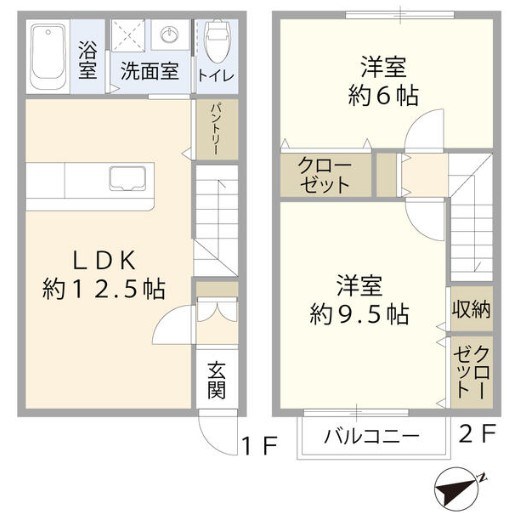 クレセールⅡ 間取り