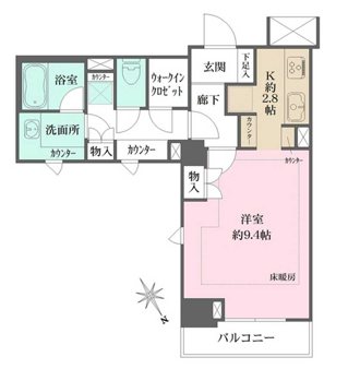 ファミール東京グランリッツ  間取り