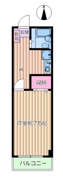 シャンブル谷中 間取り