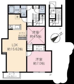 サクラハイツ 202号室 間取り