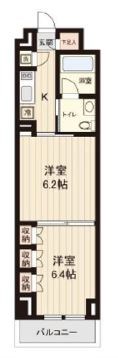 プラティーク清澄白河  間取り