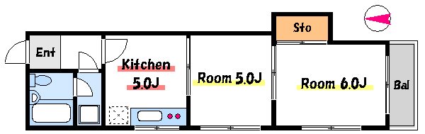 木場カワムラハイツ 間取り