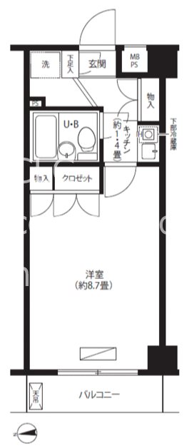 ルミエールレジデンス 303号室 間取り