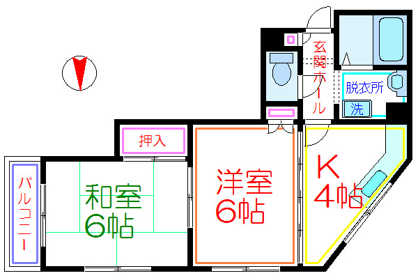 メゾン由紀   間取り