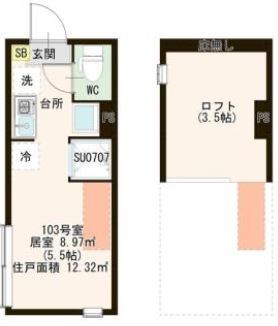 ハーモニーテラス町屋Ⅵ 間取り