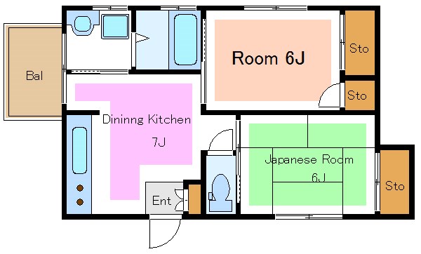 コーポ山豊    間取り