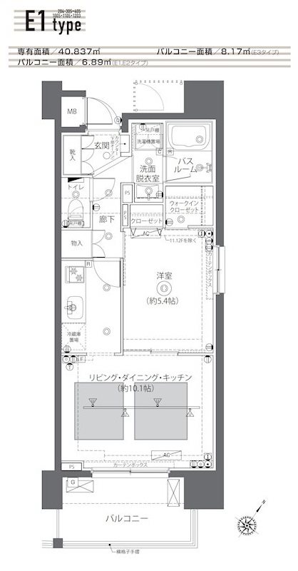 ZOOM日本橋蛎殻町  間取り