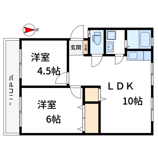 サンハイツNo3 間取り