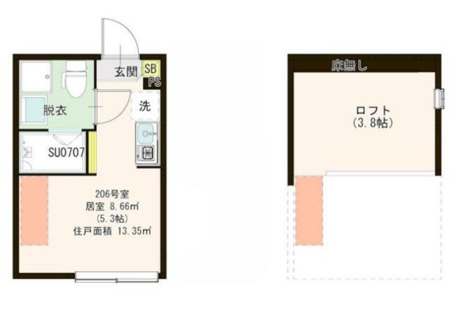 メゾン フルール 小岩駅前 間取り