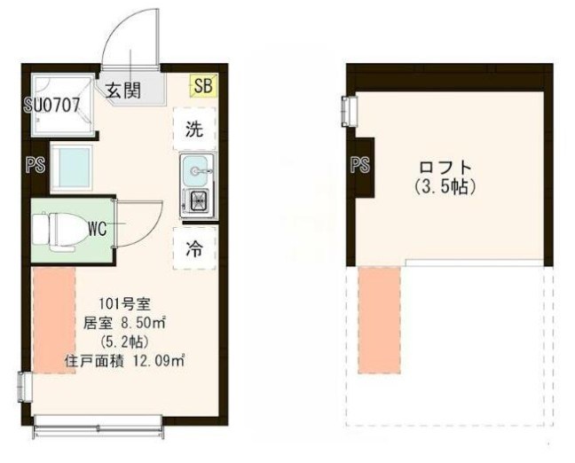 メゾン フルール 小岩駅前 間取り