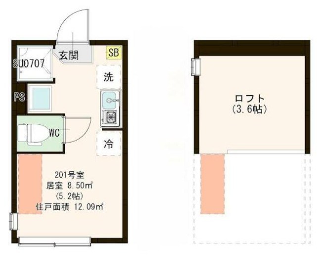 メゾン フルール 小岩駅前 間取り