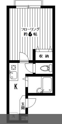 クラヴィス大島Ｂ棟   間取り