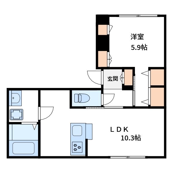 (仮称)富岡1丁目メゾン 間取り