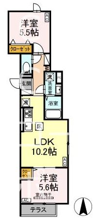セレスティア荒川Ⅱ 間取り
