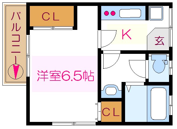 安部荘  間取り