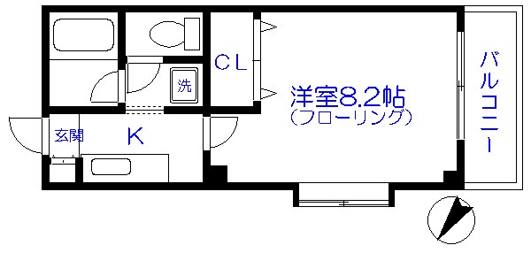 パークビュー岸町 間取り