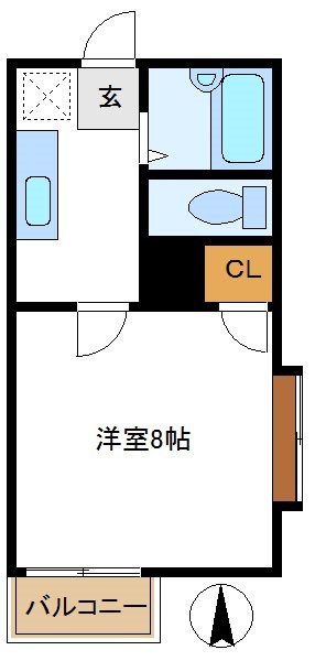 小岩モールハイツ 間取り