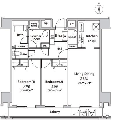グレイスコート木場  間取り