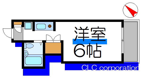 アルベール 603号室 間取り