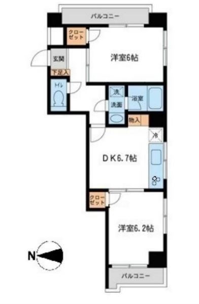 王子ハイツ  間取り