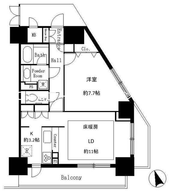 サンクレール荒川ブランガーデン 間取り