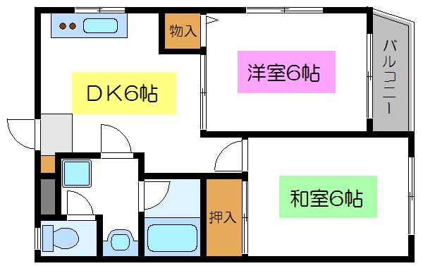 クリスタルパレス 間取り