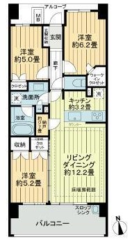 ゼルクハウス船堀 間取り