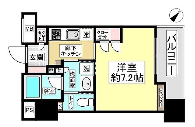 アトラス日本橋鞍掛 間取り