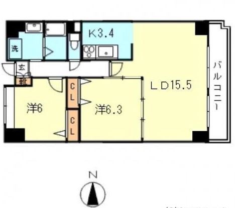 Kourt K2 間取り