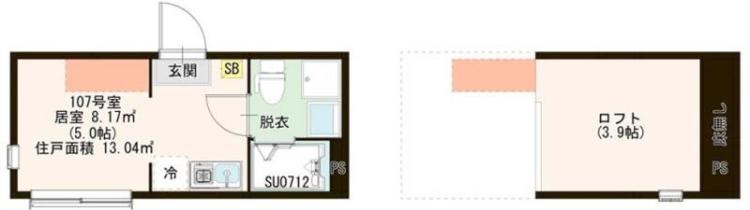 シェ　ル　サンキエム　堀切 間取り