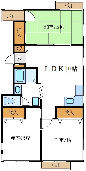 メゾン・コティ  間取り