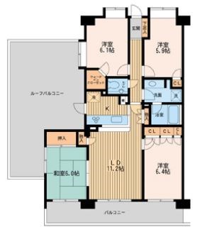 レジディア葛西 間取り