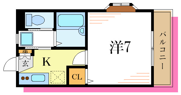 シェスタＫ 間取り