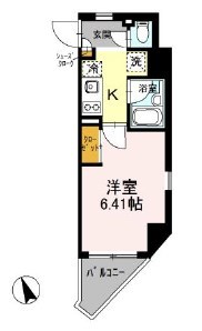 パークウェル門前仲町  間取り