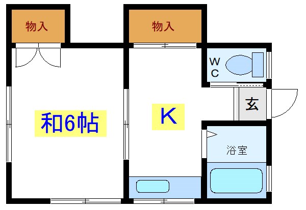 金山荘 間取り