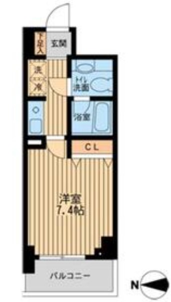 ドゥーエ西大島  間取り