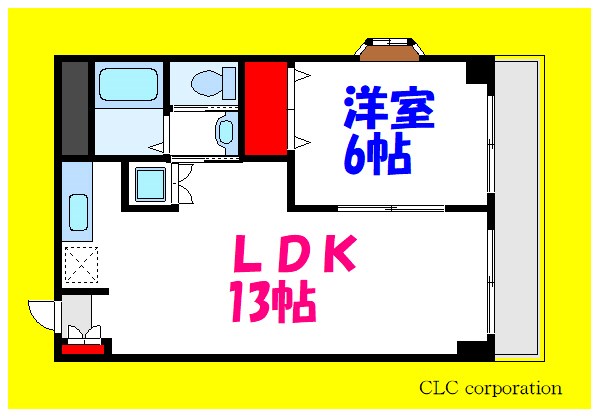 サウスコートⅡ 間取り