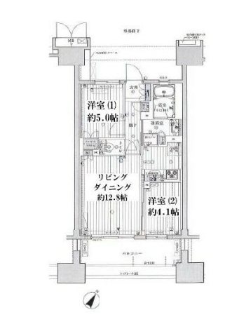 HARUMI　TERRCE 間取り