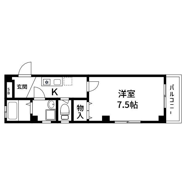 メゾン中野 間取り