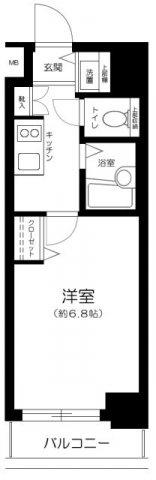 プレール・ドゥーク清澄白河 間取り