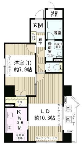 ハイクラッセ日本橋浜町 間取り