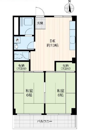 大島キョーワビル  間取り