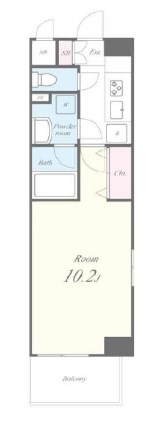 グランシャリオ  901号室 間取り