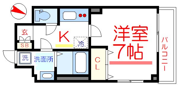 ソレイユ南千住 間取り