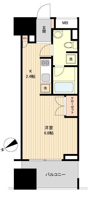 プロスペクトKALON三ノ輪   間取り