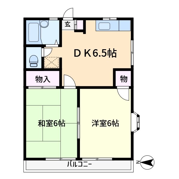 セゾン・アムール 間取り
