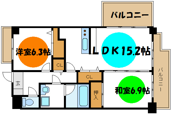 アスコット  間取り