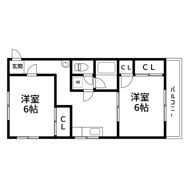 ヴィーアパルコ B棟 間取り